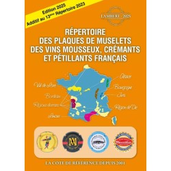 LAMBERT 2025  ADDITIF AU 13EME REPERTOIRE DES MOUSSEUX FRANCAIS EN PREVENTE