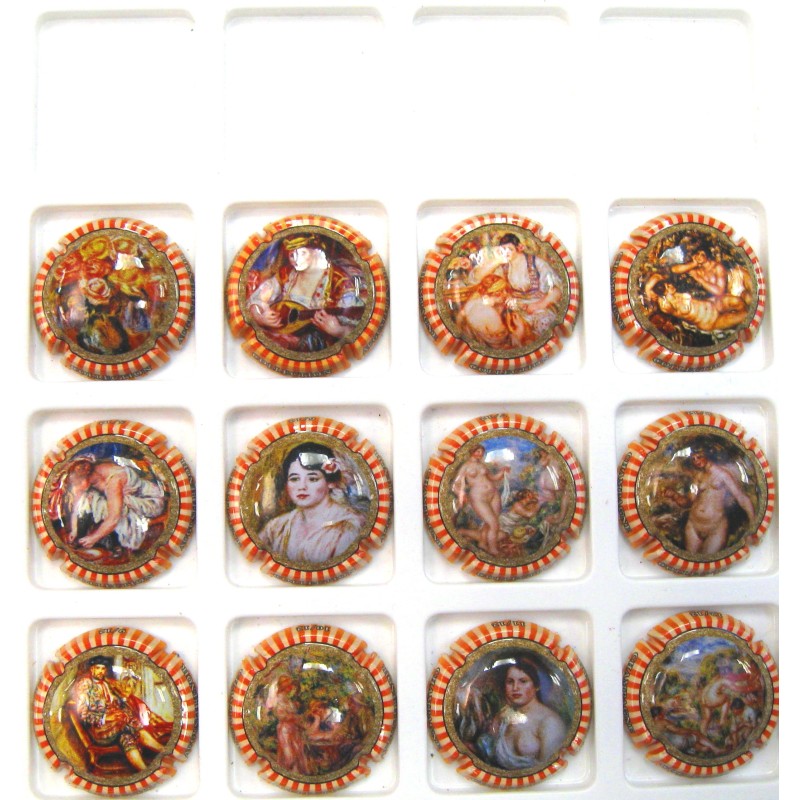 RENOIR N°08/08K CONTOUR ORANGE STRIEE