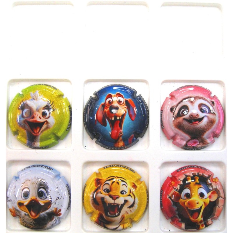 PESSENET DIDIER N°79/79E ANIMAUX DONT GIRAFE