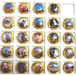 GENERIQUES LA BELGIQUE CT JAUNE DE 1/24 A 24/24