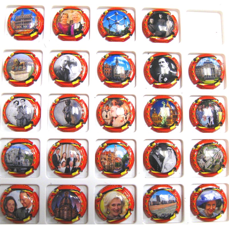 GENERIQUES LA BELGIQUE CT ROUGE DE 1/24 A 24/24