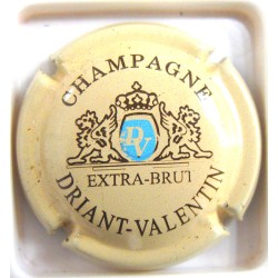 DRIANT-VALENTIN BLASON CREME ET BLEU