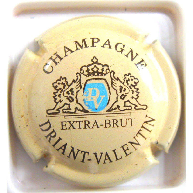 DRIANT-VALENTIN BLASON CREME ET BLEU